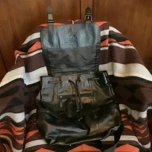 Mario Hernandez Handcrafted Black Leather Backpack Mario Hernandez | Bags | Mario Hernandez Handcrafted Black  main image 4